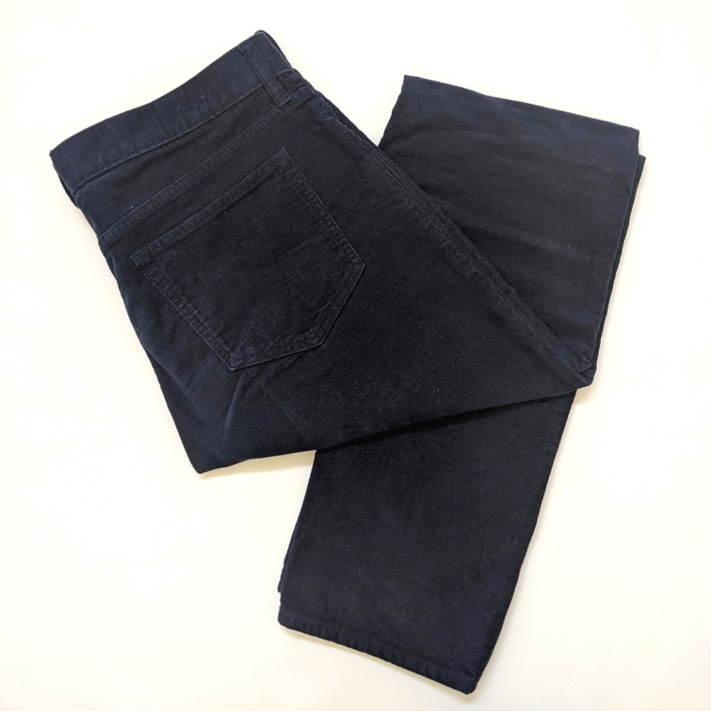 J. Crew corduroy flex slim black pants, size 34 x 34